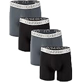 Calvin Klein Men`s Microfiber Boxer Briefs 4 Pack
