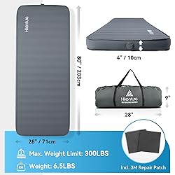 Hikenture 4 INCH Thick Self Inflating Sleeping Pad