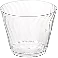Chinet 782195849663 CT 9 OZ Cut Crystal Plastic Cold Cups, 100 Count (Pack of 1)