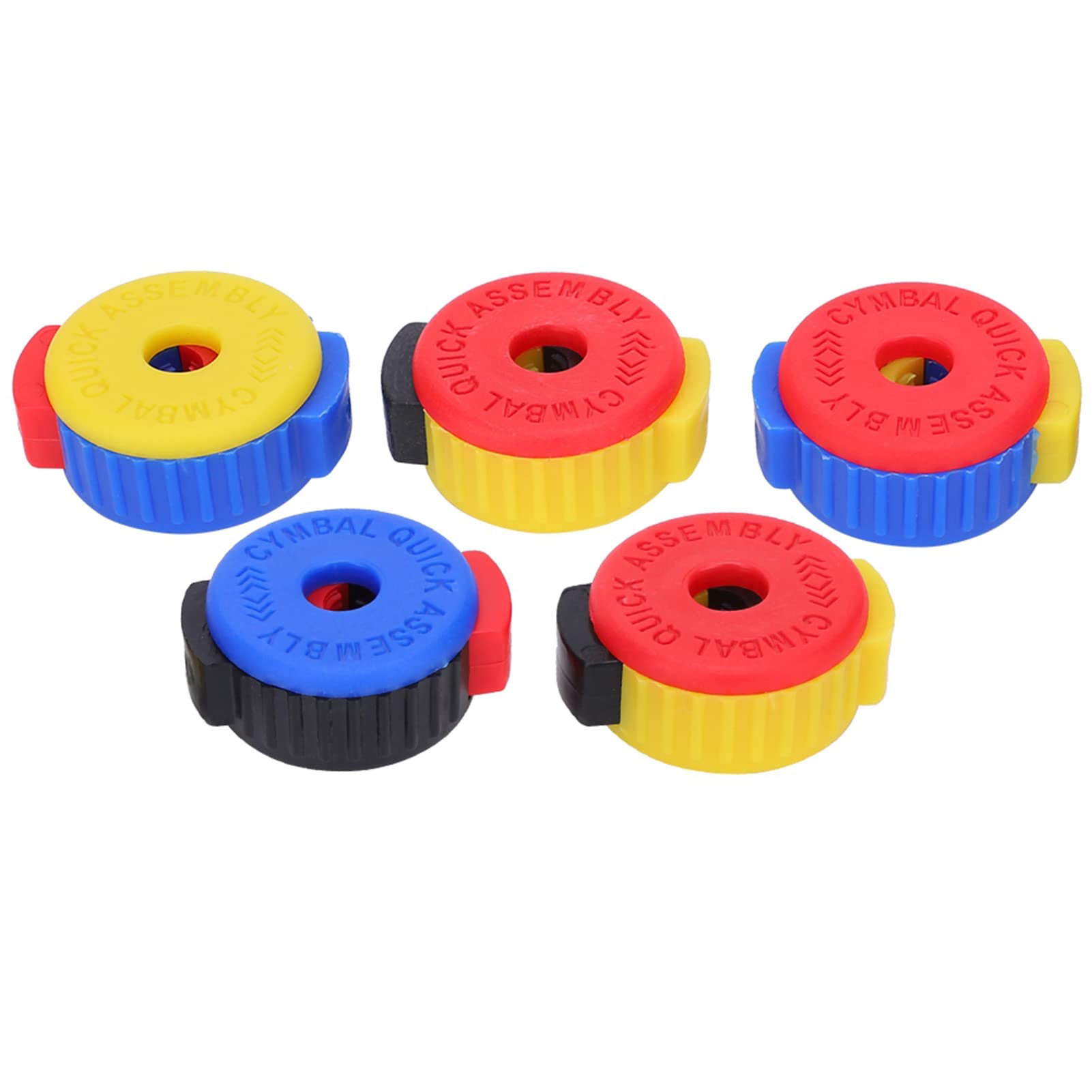 5Pcs Drum Quick Release Nut,Cymbal Installation Removal Stand Screw Cap Fixing Buckle Cymbal Nut for Percussion Drum Playing Accessories Musical Instrument Accessories