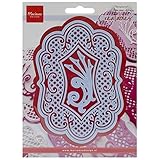 Marianne Design Creatables Dies, Anja's Large Oval, Upto 5.75 by 3.875-Inch