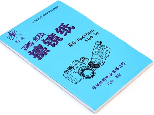 Amazon Merssavo 100個レンズクリーニング紙ティッシュforカメラビデオカメラレンズと顕微鏡 カメラクリーナーキット 通販