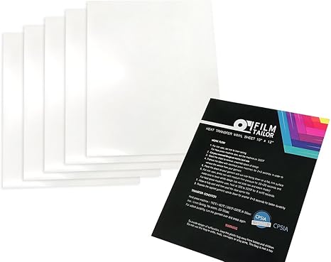 Iron on for Silhouette Cameo Hats and Any Fabric FilmTailor 10 x 12 Heat Transfer Vinyl Basic 5 Sheets Excellent for T-Shirt PU HTV Neon Orange Cricut Heat Press Machines