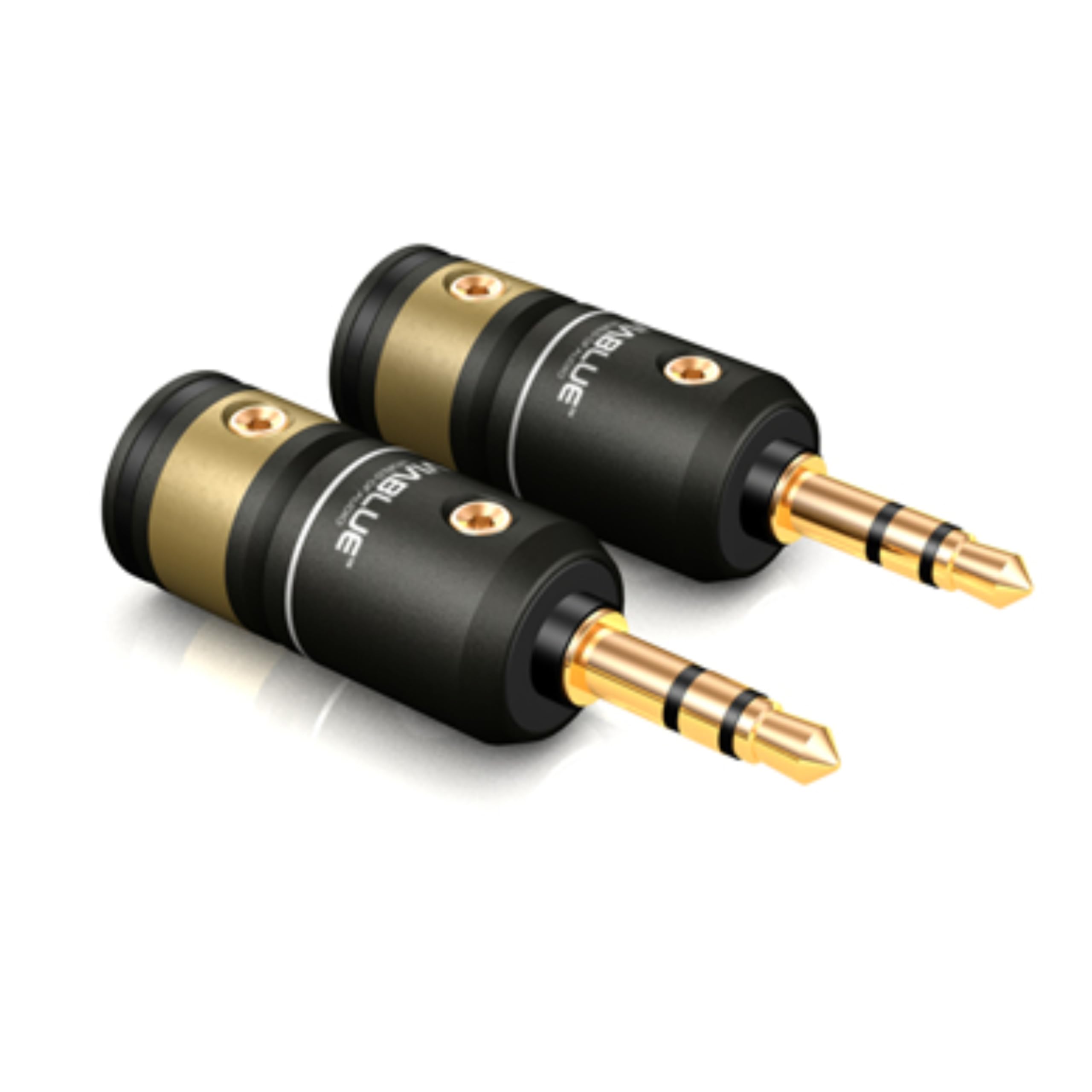 2Pieces Viablue T6s PHONO PLUGS STEREO 3.5 MM