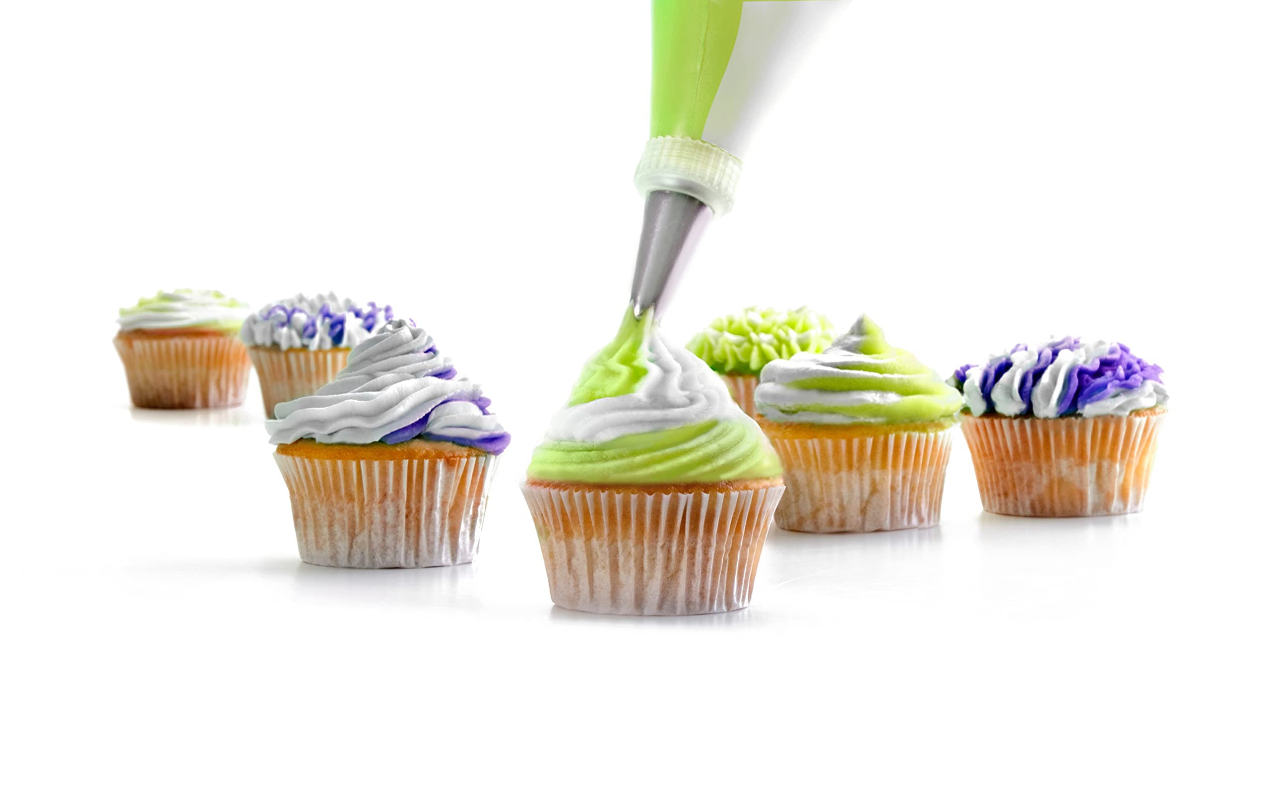 IBILI - 760245 - Disposable Double Piping Bag, 10 Pcs 45 Cm