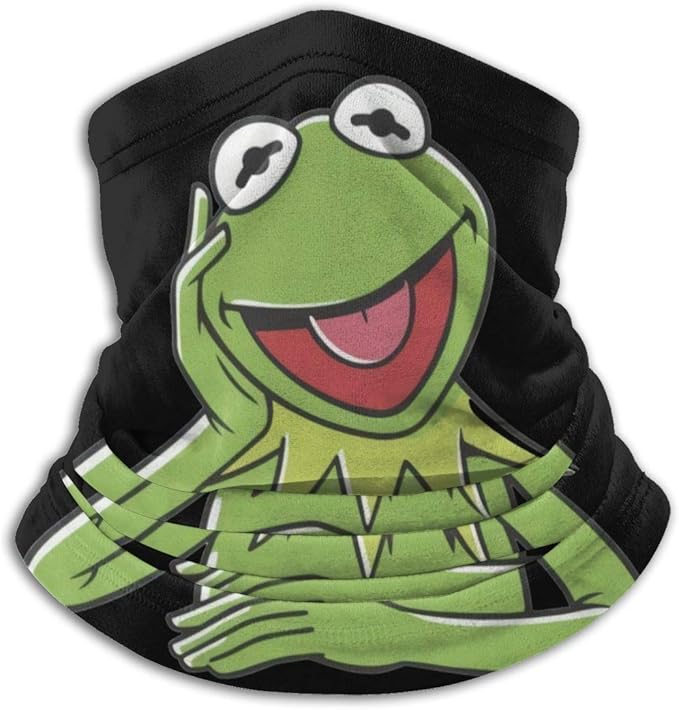 RyanCSchmitt Kermit The Frog Face Neck Gaiter Warmer Windproof Bandanas