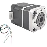 PGFUN Harmonic Gear Drive Reducer with Nema 17 Stepper Motor 1.4A 2 Arcmin Ratio 30:1 Rotary Gear Reducer