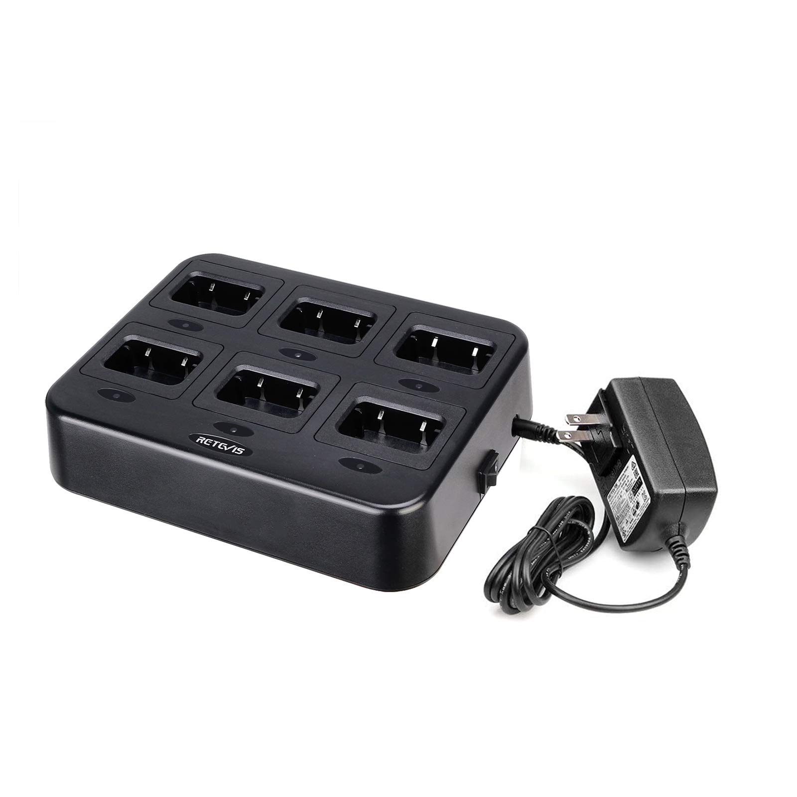 Photo 1 of Retevis RT68 NR10 Six-Way Charger, Multi Unit Rapid Charger for Retevis RT68 RT68H NR10 Walkie Talkie and Battery (1 Pack)