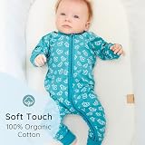 Bramble & Bear Unisex Baby Sleepsuits 2 Pack Tawny Teal 9-12 Months UK view 2