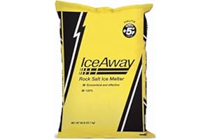 North American Salt 49100E Rock Salt Ice Melter, 50-Pound