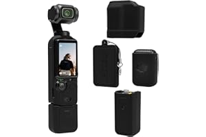 TYUANDOUER Pocket 3 Case, Soft Silicone Protective Case Cover Compatible with DJI Osmo Pocket 3 Creator Combo/for Xtra Muse, 