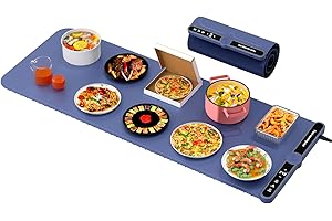 Electric Soft Food Warmers for Parties Buffet 40”X15” Extra Large Food Warming Mat Keep Food Warm Last 18H Even Heating 104F 