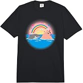 Family Guy Peter Dolphin &amp; Rainbow Comfort Colors Adult Heavyweight T-Shirt
