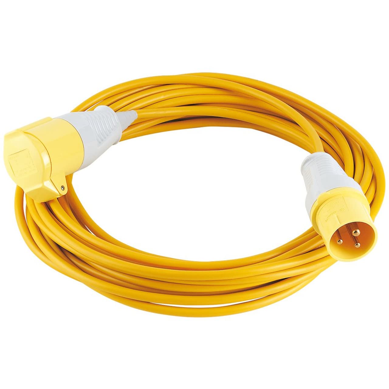Draper 17570 Extension Cable, 110 V, Yellow, 14 m x 1.5 mm