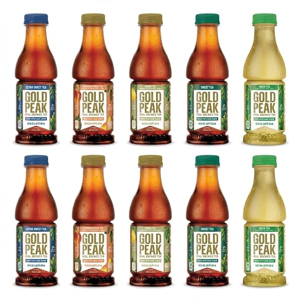 GOLD PEAK 10-PACK VARIETY TEA – 18.5 OZ...