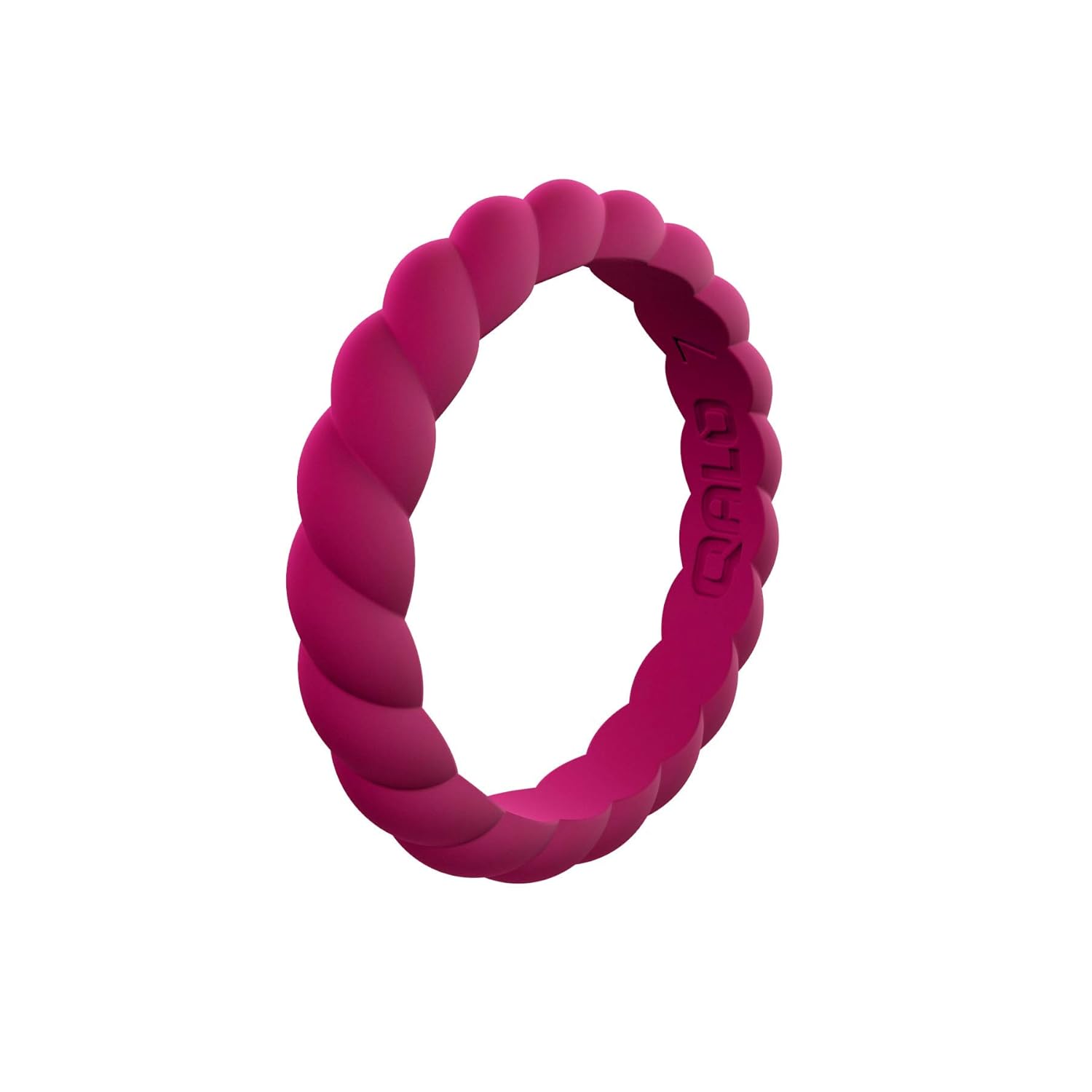 5. QALO Women's Thin Stackable Silicone Ring Collection