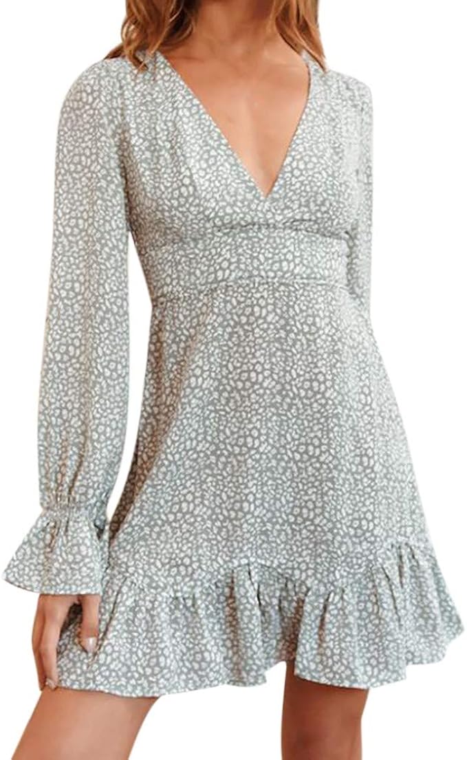 long sleeve flowy dress