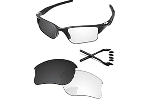 PapaViva Replacement Lenses & Rubber Kits for Oakley Half Jacket 2.0 XL OO9154 62mm