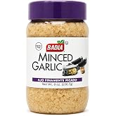 Badia Minced Garlic, 8 oz - Fresh Minced Garlic, Bold Flavor for All Purpose Cooking, Gluten Free
