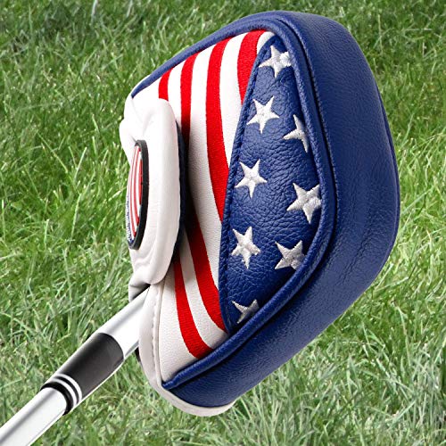 montela golf USA America Mallet Putter Cover Fit Odyssey 7 Putter Titleist Scotty Cameron