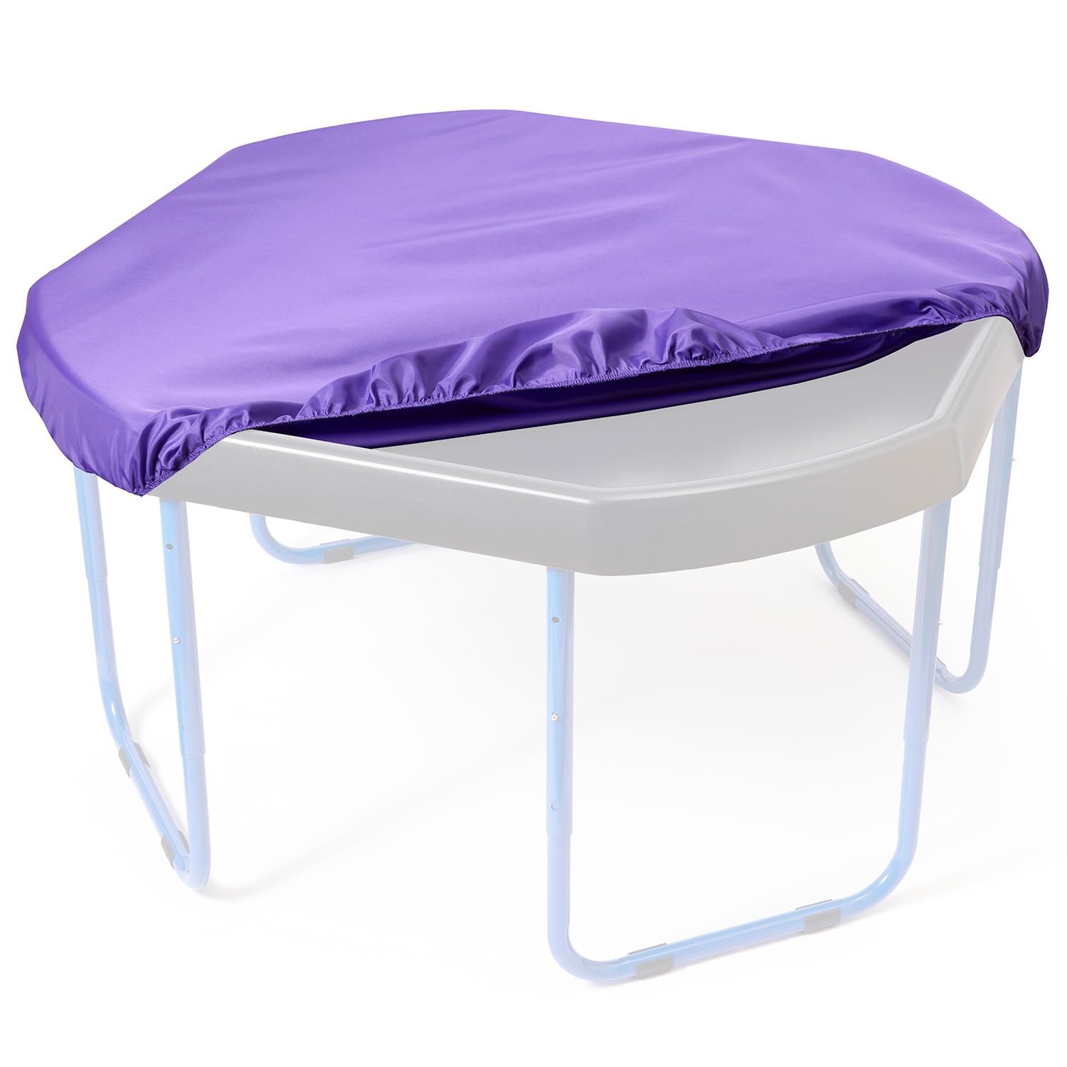 Springboard Tuff Tray Cover - Water-Repellent Mixing Tray/Sand Pit/Tuff Tray Cover with Strong Elastic Edges and Lightweight, Durable Design in Purple - 97 x 97 x 7cm