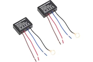 2Pcs for Touch Lamp ON/Off Switch Control Module for Touch Dimmer Switch Repair Kit with 3 Levels Dimming Function Easy to in