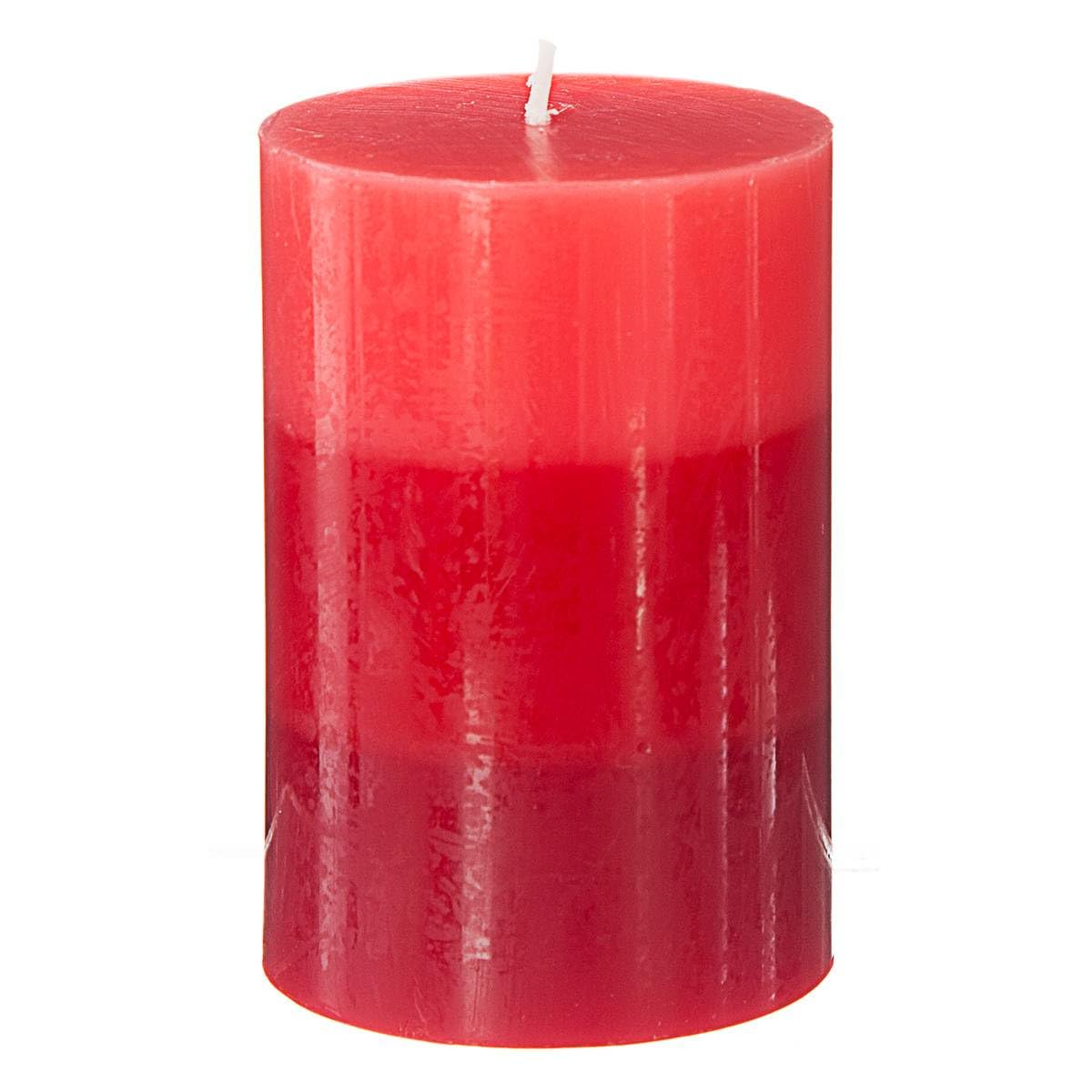 Atmosphera Tri-Colour Scented Candle Red Fruits H 10 cm