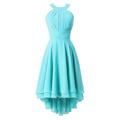sachin and babi light blue dress Dove Satin Halter Bridesmaid Dress A-Line Floor-Length