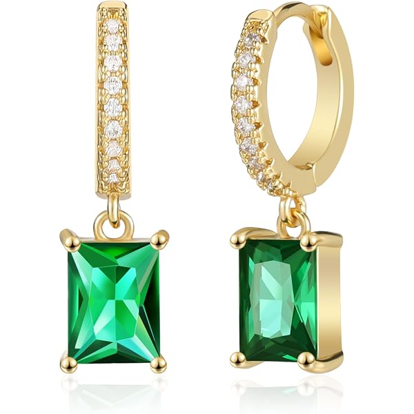 thumbnail image 2 of Yellow Gold-Plated Huggie Hoop Earrings (15mm) Round Cubic Zirconia (2 3/8 Cttw 2 of 14