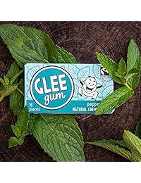 Glee Gum, Goma de Mascar de Menta, Caja de 16 Piezas (Paquete de 12)