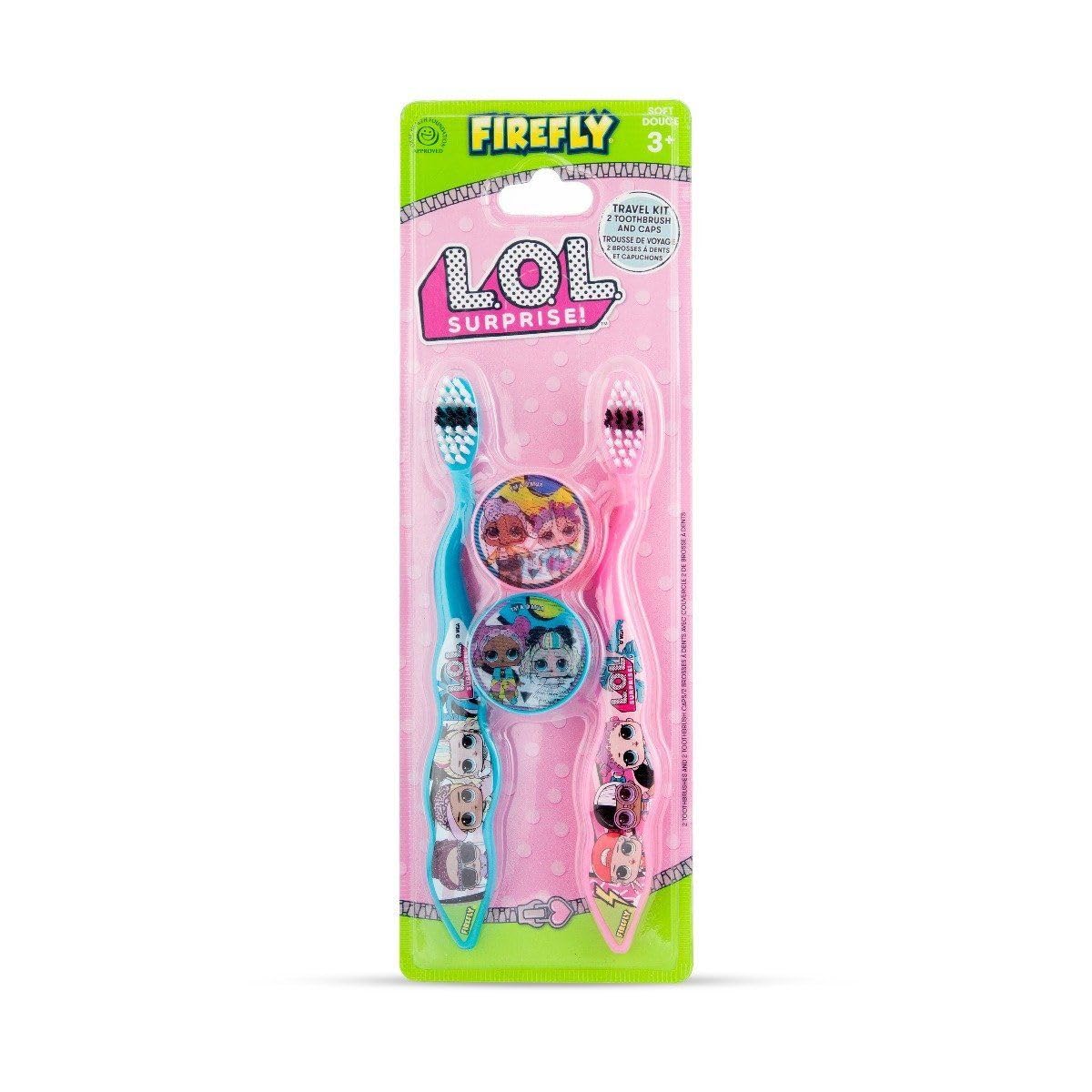 Lol Surprise! Girls Toothbrush Oral Care Travel Kit