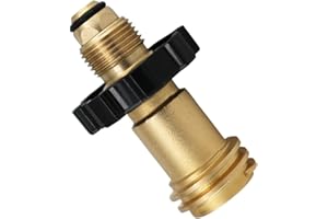 DOZYANT Universal Fit Propane Tank Adapter Converts POL to QCC1 / Type 1 with Wrench, Propane Hose Adapter Old to New Connection Type