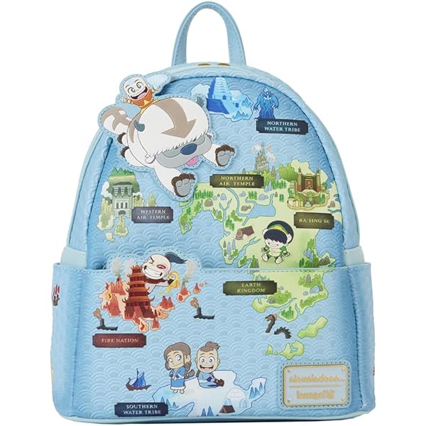 Mochila Nickelodeon Avatar Appa | Couro Vegano Crossbody