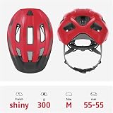 ABUS Macator Road Bike Helmet Unisex Sporty Beginner Visor Braids Compatible view 3