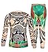 AmzBarley Boys Maui Costumes Ocean Adventure Clothes for Birthday Party Supplies Kids Long Sleeve Halloween Cosplay Outfits Set Carnival Role Play Holiday Cosplay Clothes Size 8-9 Years
