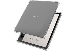 Aircawin Case for 7'' for Onyx Boox Tablet Go 7 Color/Onyx Boox Leaf2/Leaf3/Leaf3 C/Boox Page/Boox Galileo e-Reader Case Clear,Slim Clear Case Shockproof Lightwheight Soft TPU Back Cover Shell-Clear