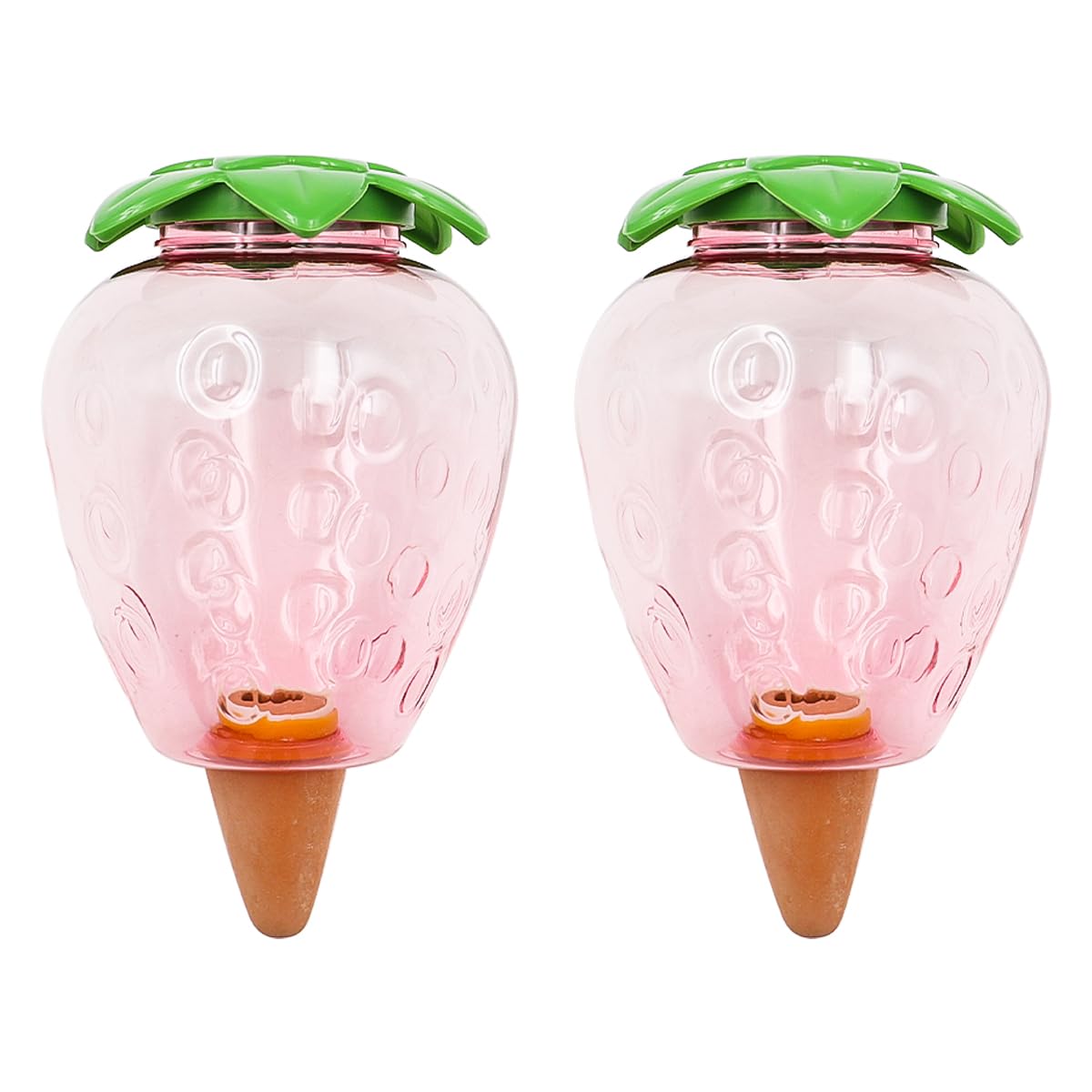 Tiardey 2 Pack Large Watering Balls,500ml Strawberry Watering Balls,Plants Watering Indoor Plants,Water Storage Plants,Holiday Garden Decoration