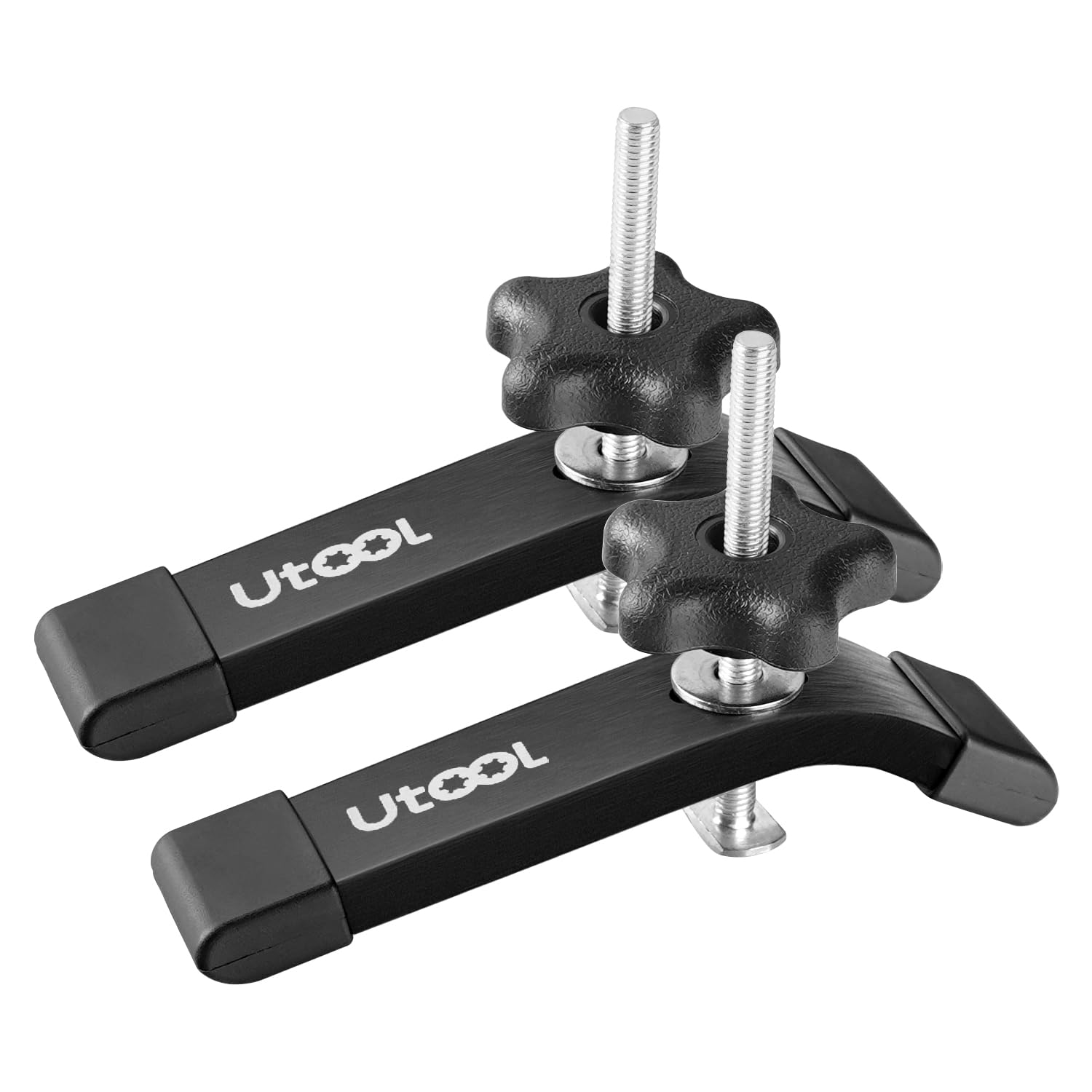 UTOOL 2 Pack T-Track Hold Down Clamps Kit, 6-1/3" L