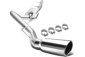 DNA MOTORING CBE-CS09-4853L-4DR Stainless Steel Cat Back Exhaust System [Compatible with 07-13 Silverado 1500/07-13 Sierra 1500 Crew/Extended Cab Short Bed]