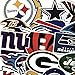 Football Sticker,Vinyls Stickers[32 PCS] for Kids,Cars,Motorcycle,Bicycle,Skateboard Luggage,Bumper Waterproof(Not Random)