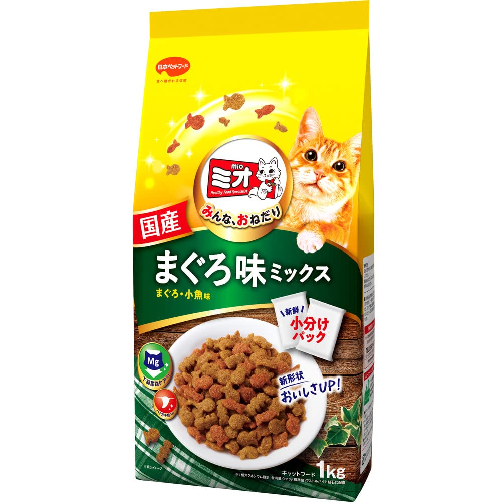 ミオ ドライミックス キャットフード まぐろ味 -商品画像