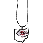 Siskiyou Gifts MLB womens Necklace Chain with State Shape Charm