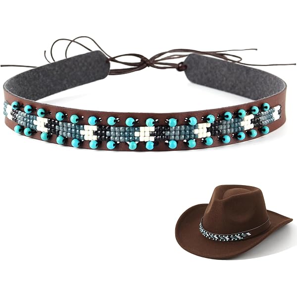 2177 Cowboy Hat Bands For Men Women, Braided Hatbands Belt For Straw/sun/beach Cowboy Hat Bands for Men Women, Braided Hatbands Belt for  main image 2
