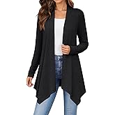Zeagoo Womens Cardigan Long Sleeve Lightweight Cardigan Draped Open Front Loose Casual 2026 Fashion Clothing