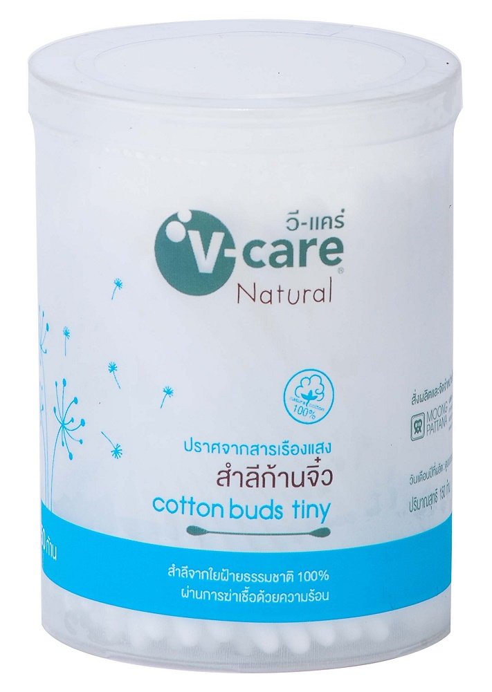 Cotton Buds Tiny VCARE Cosmetic Buds Pure Cotton Swabs