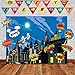 Superheros Photo Backdrop and Birthday Banner Superhero Party Supplies for Any Celebration - Superheroes Wall Decorations - Super Hero Cityscape for Boys or Girls