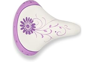 AVASTA Kids Bicycle Saddle for Girls & Boys Waterproof Wide Soft Bike Cushion Dual Shock Absorbing Fit for 12 14 16 18 20 or 20 22 24 26 inch Mountain Road Bike