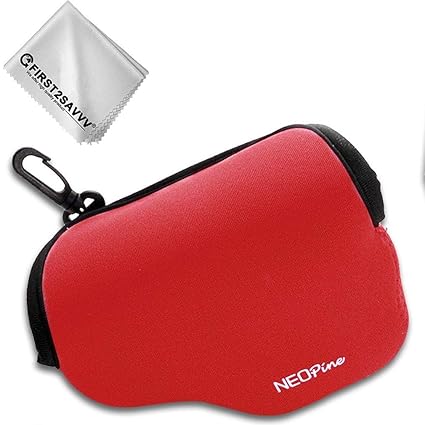 rojo Funda Cámara Reflex Neopreno Protectora para Olympus PEN E ...