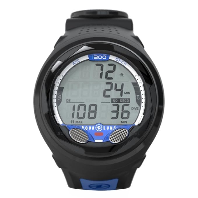 Aqualung i300 Dive Computer Black/Blue Amazon.co.uk Sports & Outdoors