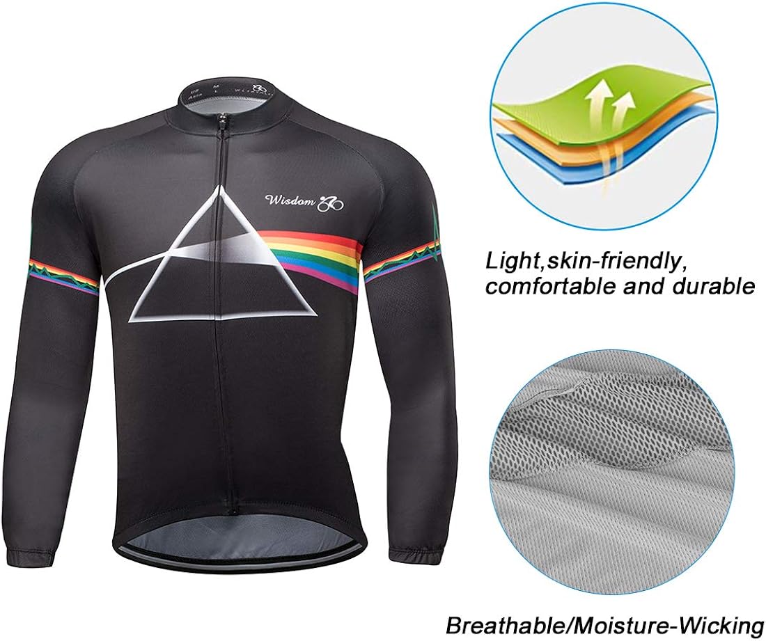 Men's Cycling Jersey Set Mountain Bike Jersey MTB Jersey Road Bike Clothing Quick-Dry Outdoor Riding Sportswear: Clothing